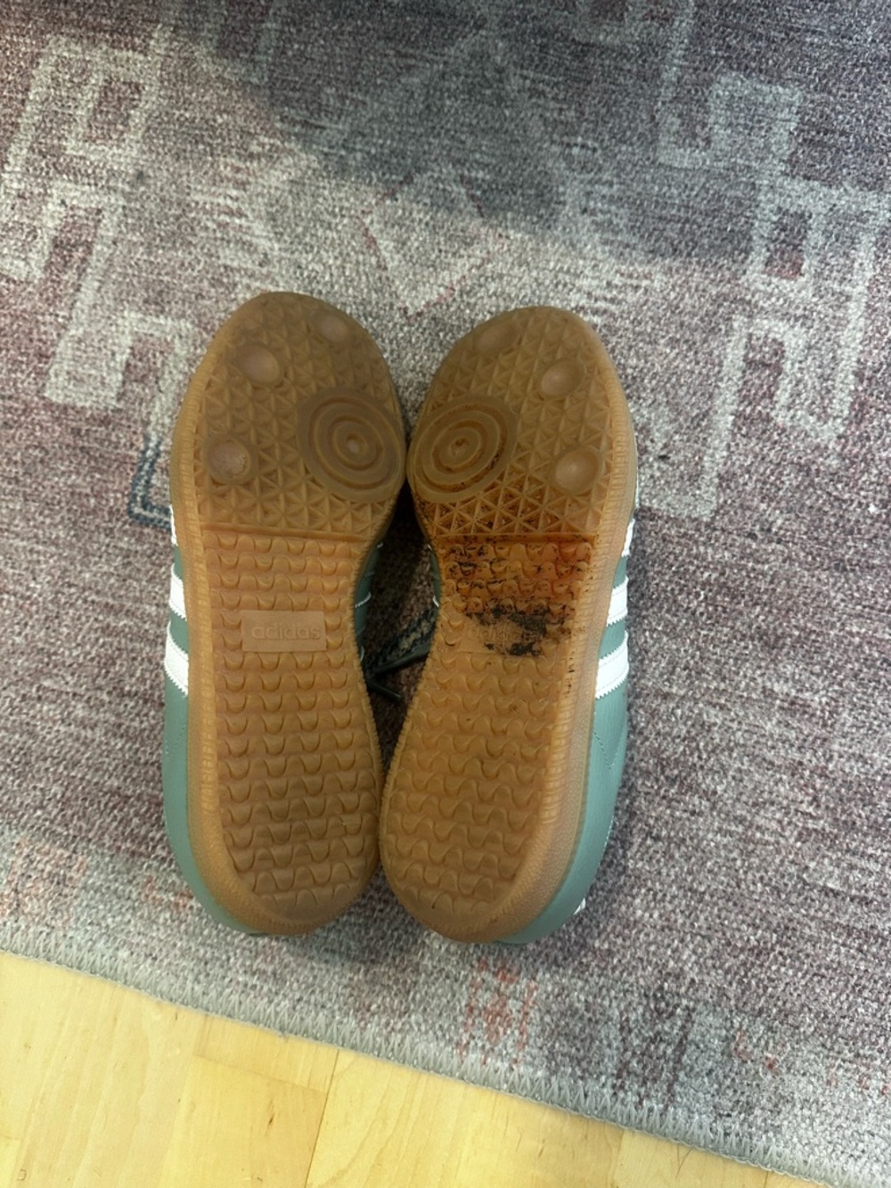 adidas OG Sambas - Sage Green with Gum Sole - Picture 4 of 4